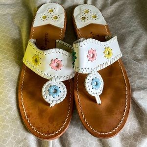 jack rogers pastel multi colored